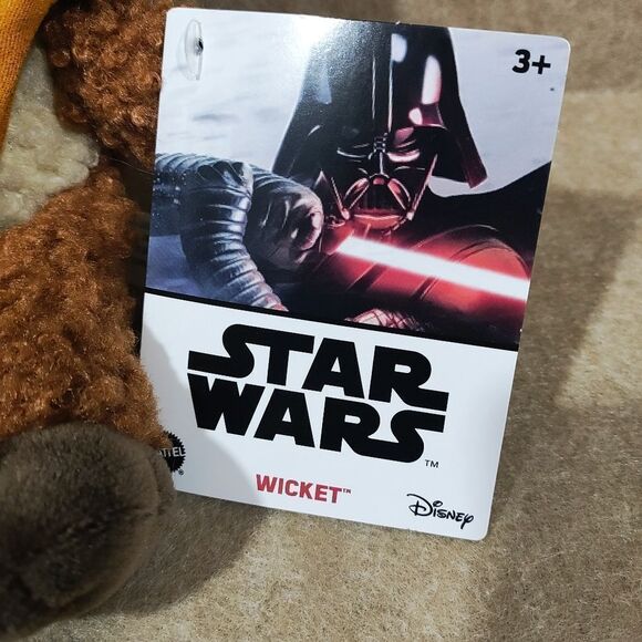 Star Wars 8 Inch Wicket Ewok Plush Stuffed Toy Mattel - Picture 2 of 2